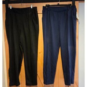 New! Lot of 2 PS Gitano Weekender Plus Size 22W Pull on Stretch Pockets 34x29"